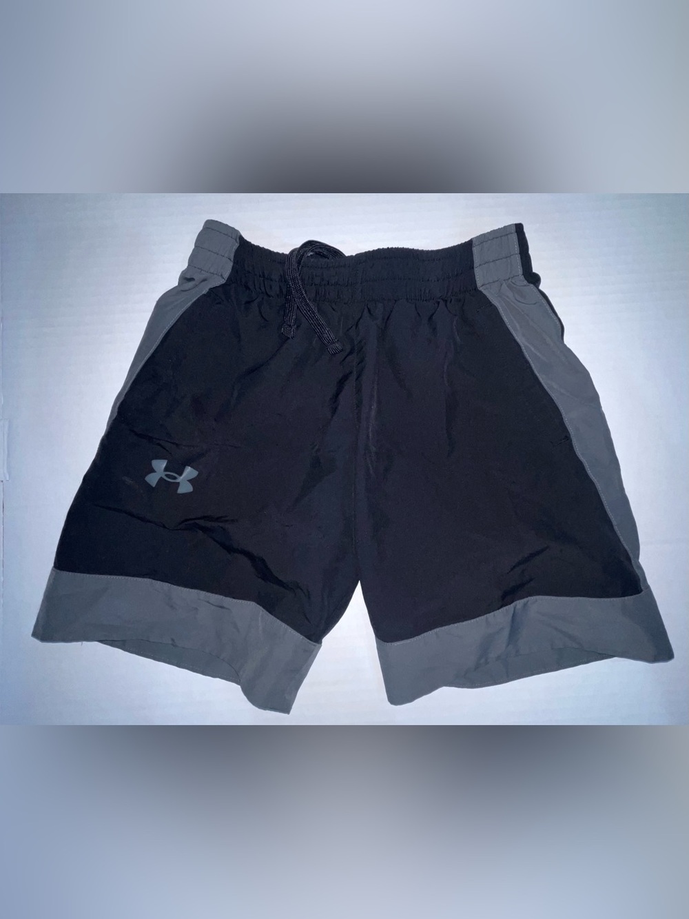 EUC Boys Under Armour Black and Dri-Fit Athletic Shorts